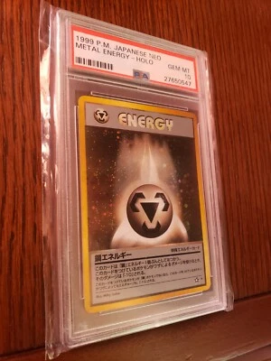 Gem Mint PSA 10 Japanese Metal Energy Holographic. Low Pop! Great Investment!  - Image 1 of 3