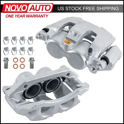 Par de pinzas de freno delanteras con soporte para Dodge Ram 1500 Dakota 2011-2018 Ram 1500 Foto 1 de 4