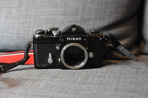 FILM TESTED | BLACK Nikon F Eyelevel 35mm SLR Film Camera - Picture 1 of 20