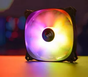 Aerocool Pulse 12 3-Pin ARGB 120mm Chassis PC Case Fan Addressable RGB 4-Pin PWM - Picture 1 of 4