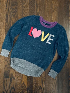 GAPkids Girls M (8) LOVE Heart Intarsia Sweater - Picture 1 of 3