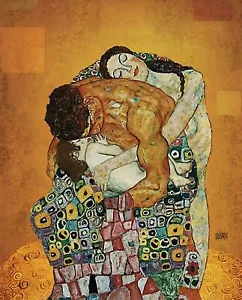 Impresión o lienzo - El abrazo familiar de Gustav Klimt - Imagen 1 de 1