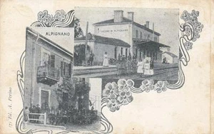 C3184) STAZIONE FERROVIARIA DI ALPIGNANO (TORINO), 2 VEDUTINE. - Bild 1 von 1