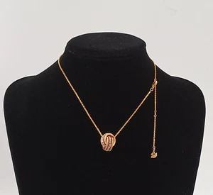 SWAROVSKI Hyperbola Infinity Double Circle Knot Rose Gold Plated Necklace - Picture 1 of 12
