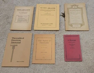 Besant Programs Esoteric Theosophical Occult Alchemy Metaphysical Blavatsky - Foto 1 di 5