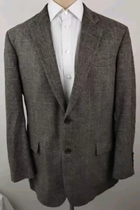 Brooks Brothers Madison Full Canvas Wool Cashmere Mens 2 Button Sport Coat 43 R - Picture 1 of 14