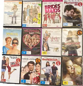 Lote mixto de 12 películas con temática de romance/romcomedia (Reg 4 DVDs) - Imagen 1 de 16