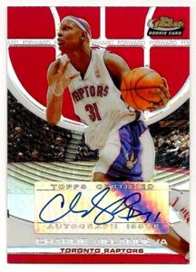 2006 Topps Finest #136 Charlie Villanueva Rookie Auto Refractor 191/199 RAPTORS - Picture 1 of 2
