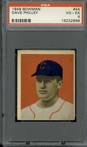 1949 Bowman #44 Dave Philley