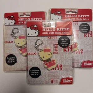 Hello Kitty 8GB USB Flash Drive Cute - Key chain Brand new - Picture 1 of 1