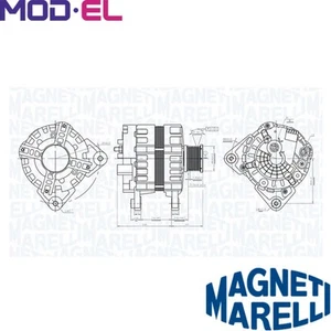 ALTERNATOR 063736095010 FOR DACIA LODGY SANDERO/II LOGAN/MCV RENAULT CLIO 1.2L - Picture 1 of 6