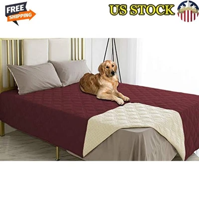 Funda de cama impermeable antideslizante para perros para lavar a máquina ecológica Foto 1 de 4