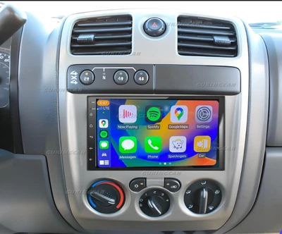Carplay For 2004-2012 Chevy Colorado Car Radio Stereo Android 13 GPS Navi WIFI - Image 1 of 4
