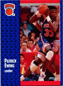 Patrick Ewing New York Knicks 1991-92 Fleer Tony's Pizza #S-3 - Picture 1 of 2