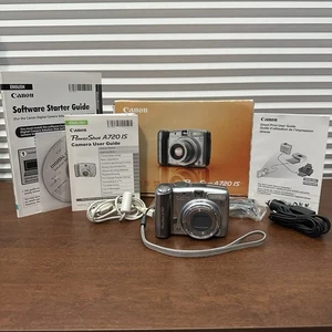 π· Canon PowerShot A720 IS 8MP Digital Camera β Tested β Boxed + 4GB SD π· - Picture 1 of 12