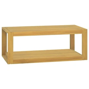 vidaXL Bathroom Cabinet Natural Teak Solid Teak Wood Large - Picture 1 of 6