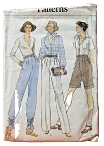 Vogue 7067 Misses Pants and Shorts Sewing Pattern Vintage - Picture 1 of 4
