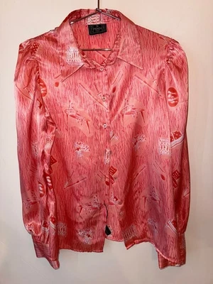 Top de seda vintage Fendi Foto 1 de 3