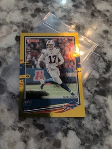 #D /50 2020 Panini Donruss - Josh Allen #40 Press Proof Gold  - Picture 1 of 12