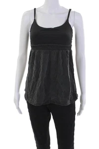 Top deportivo Lululemon para mujer sin mangas cuello redondo negro talla M - Imagen 1 de 4