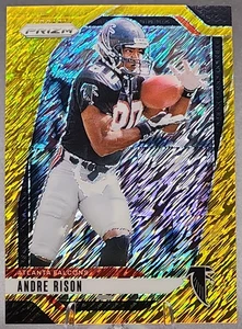 Andrew Rison /10 2024 Panini Prizm Gold Shimmer Prizm Atlanta Falcons SSP - Picture 1 of 2