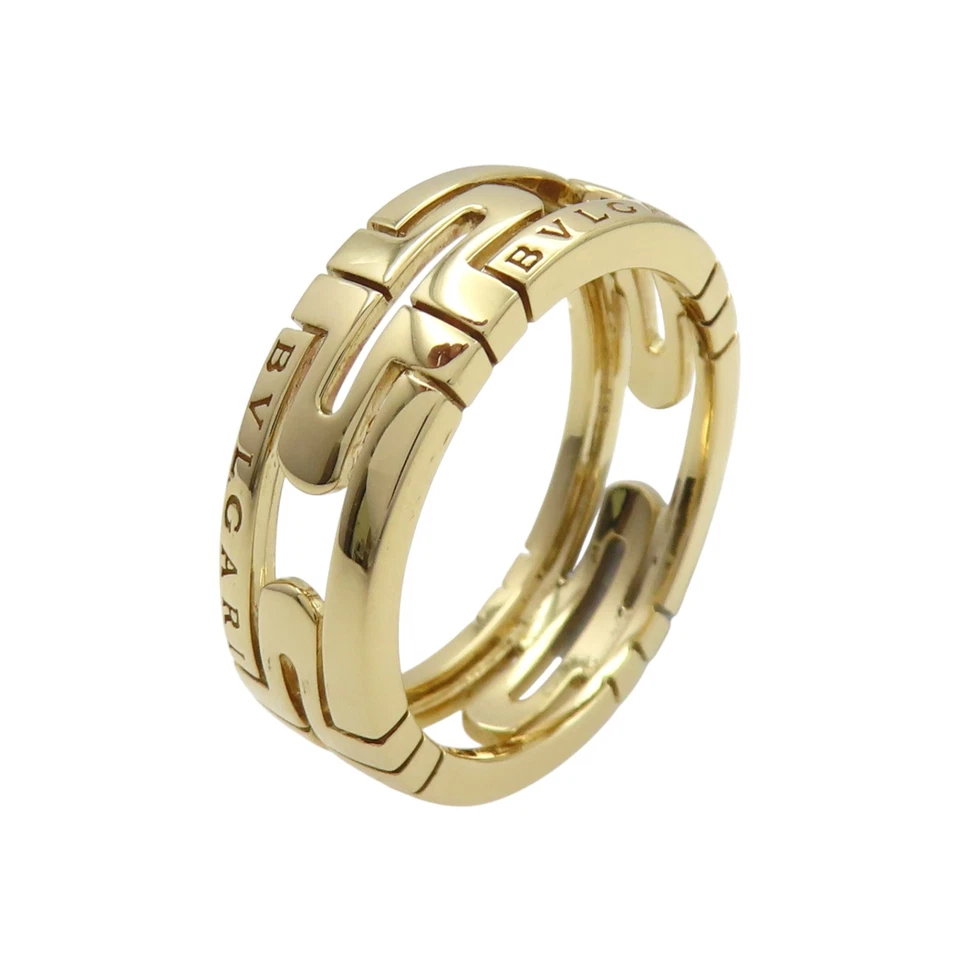 BVLGARI Parentesi Ring 18K Yellow Gold Size 61 US 9.5 - Image 1 of 4