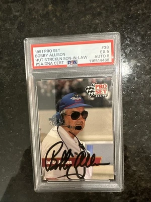 Bobby Allison 1991 Pro Set Racing Authentic Autograph Psa Certified - Image 1 of 2