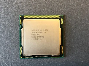 Intel Core i5-750 2.66 GHz LGA 1156 2.5GTs Desktop CPU Processor SLBLC - Picture 1 of 1