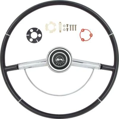 OER 16" Diameter Black Steering Wheel Kit 1964 Chevrolet Impala — 第 1/2 张图片