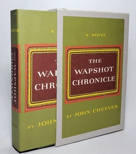 The Wapshot Chronicle Cheever 1985 First Edition Library w/Slipcase Fine Cond - Foto 1 di 11