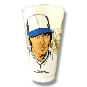 Vintage Slurpee Cup MLB Baseball Amoco 70's Atlanta Braves Phil Niekro - Picture 1 of 4