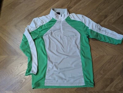 Galvin Green The Grove Insula Technology 1/4 Zip Golf Top Size Med Grey/Green - Image 1 of 4