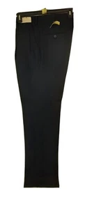 London Fog Navy Blue Pleated Front Slacks. Size 36 × 37 Unhemed. - Picture 1 of 11