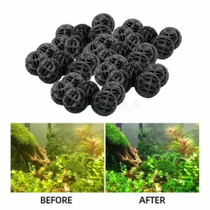 AU Bio Balls Aquarium Marine Fish Tank Pond Sump Filter Media Biological 50/100X - Picture 1 of 17