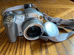 PARTS ONLY - Canon PowerShot S2 IS 5.0MP Digital Camera PC1130 12x Zoom Strap - Picture 1 of 10