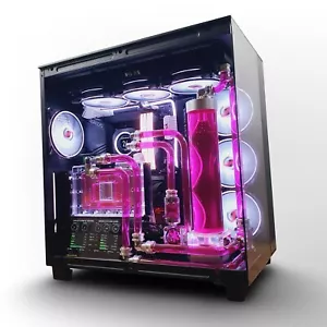WATERCOOLED GAMING PC VIXIA CUSTOM RTX 4070TI SUPER INTEL I7 14700K NVME 2TB - Picture 1 of 22