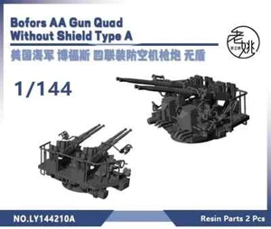 LY144210A Modelo 1/144 Parte Actualización Marina de los Estados Unidos 40 mm Quad Bofors Pistola A-A Sin Escudo - Imagen 1 de 4