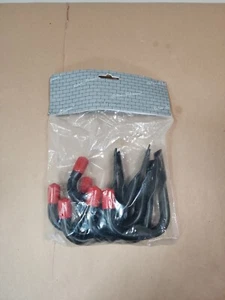Tetra-Teknica UH03-6P Heavy Duty Garage Storage Utility Hooks Color Black 6 p... - Picture 1 of 4
