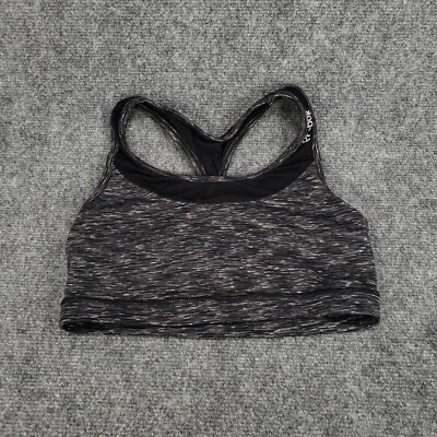 Sujetador deportivo Reebok para mujer M mediano forrado negro espalda deportiva gimnasio entrenamiento ropa deportiva Foto 1 de 4