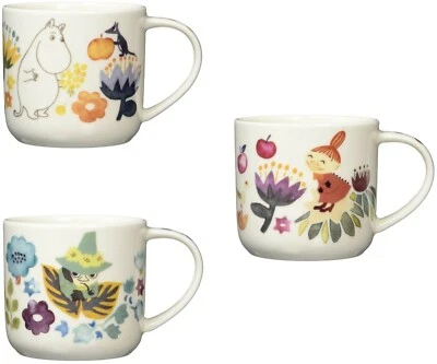 Yamaka Moomin Mug Cup White 350ml Herbarium Select Pattern From Japan - Image 1 of 2