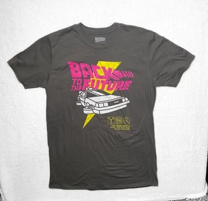 Camiseta Regreso al Futuro La Película Para Hombre Talla Grande Gris Universal Studios Nueva - Imagen 1 de 5