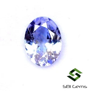 1,14 Kt Zertifizierter natürlicher Tansanit Oval Cut 8x6 mm Facettiert Loser Edelstein - Bild 1 von 5
