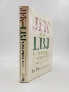 JFK und LBJ: Einfluss der Persönlichkeitspolitik Hardcover, Tom Wicker 1968 1. Auflage - Bild 1 von 12