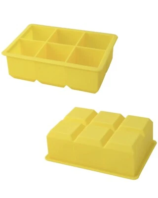 BRAND NEW - Large Size Silicone Ice Cube Tray, Large Ice Cube Molds, Set of 2 - Image 1 of 3
