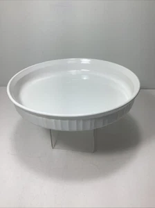 Corning Ware F-3-B French White 24 cm 10 inch Round Baking Dish - Picture 1 of 5