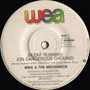 Mike & The Mechanics - Silent Running (On Dangerous Ground) (7" Single) - 45RPM - Picture 1 of 2