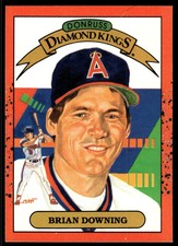 1990 Donruss Super Diamond Kings Brian Downing California Angels #10