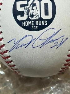 MIGUEL CABRERA DETROIT TIGERS 500 HOMERUN HR ROMLB SIGNED BASEBALL BAS WIT COA - Picture 1 of 3