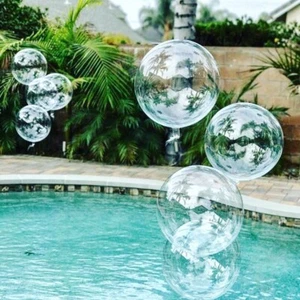 Globos Bobo de Cristal Burbuja Transparente Cumpleaños Baby Shower Decoración - Imagen 1 de 12