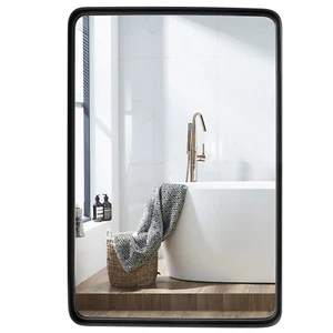 30"X22" Rectangular Bathroom Wall Mirror Vertical or Horizontal Hanging Bedroom - Picture 1 of 10